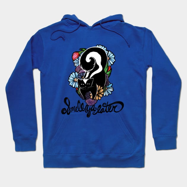 Funny Skunk Hoodie by bubbsnugg